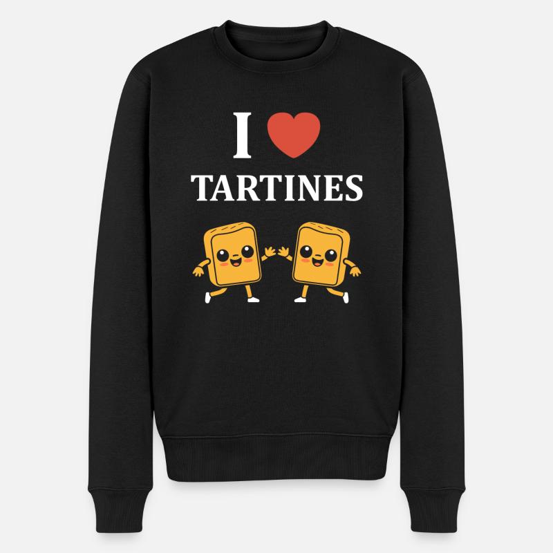 Tartine - Pull Premium bio Homme - noir
