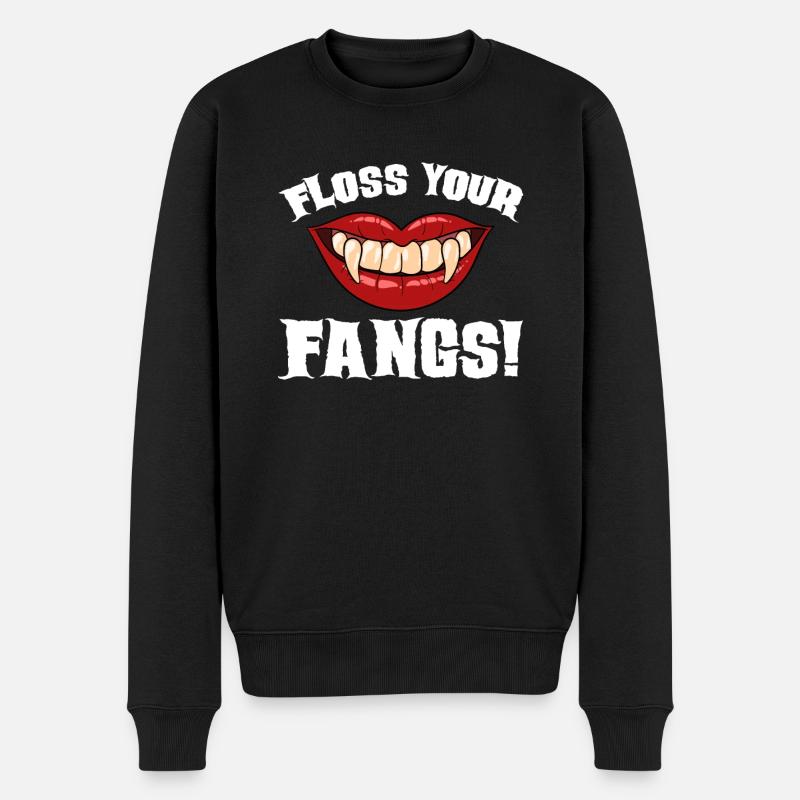 Dentiste Halloween assistant dentaire - Pull Premium bio Homme - noir
