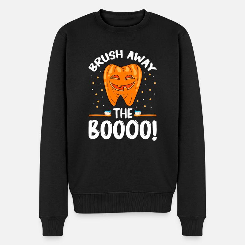 Dentiste Halloween Assistant dentaire - Pull Premium bio Homme - noir