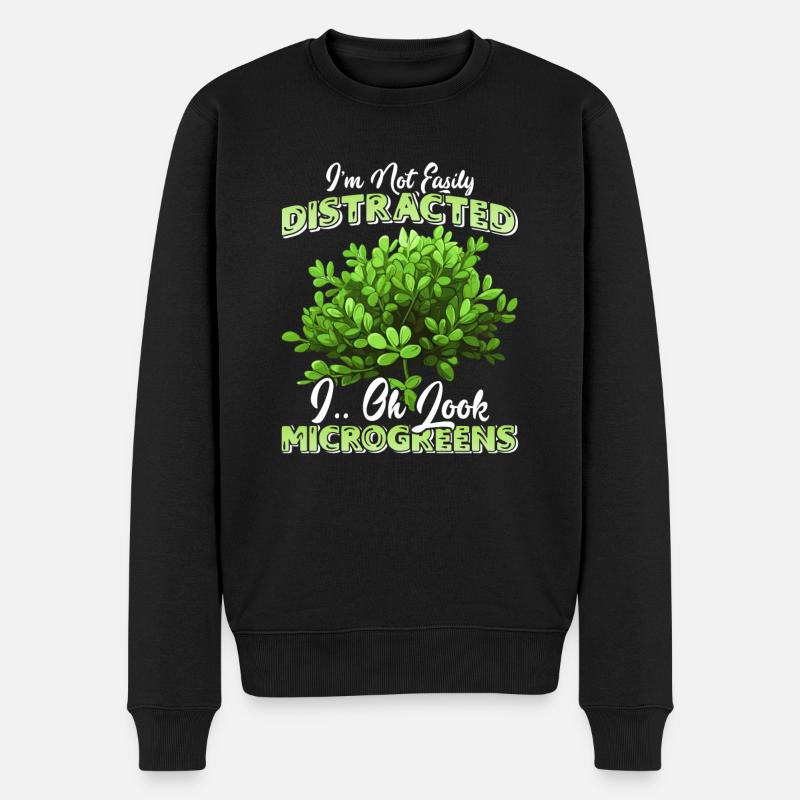 Micro-pousses Micro-pousses - Pull Premium bio Homme - noir