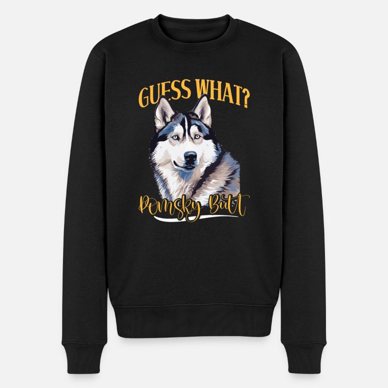 Chien disant chien chien - Pull Premium bio Homme - noir