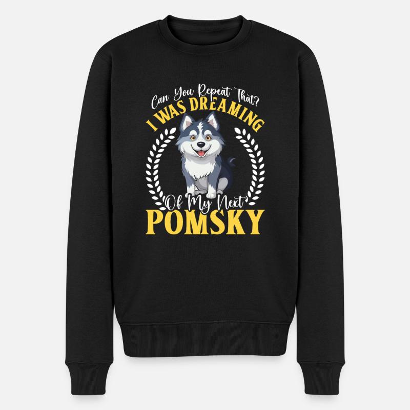 Chien disant chien chien - Pull Premium bio Homme - noir