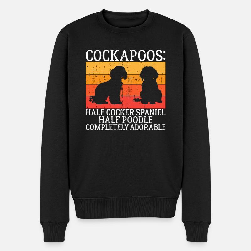 Cadeaux Cockapoo - Pull Premium bio Homme - noir