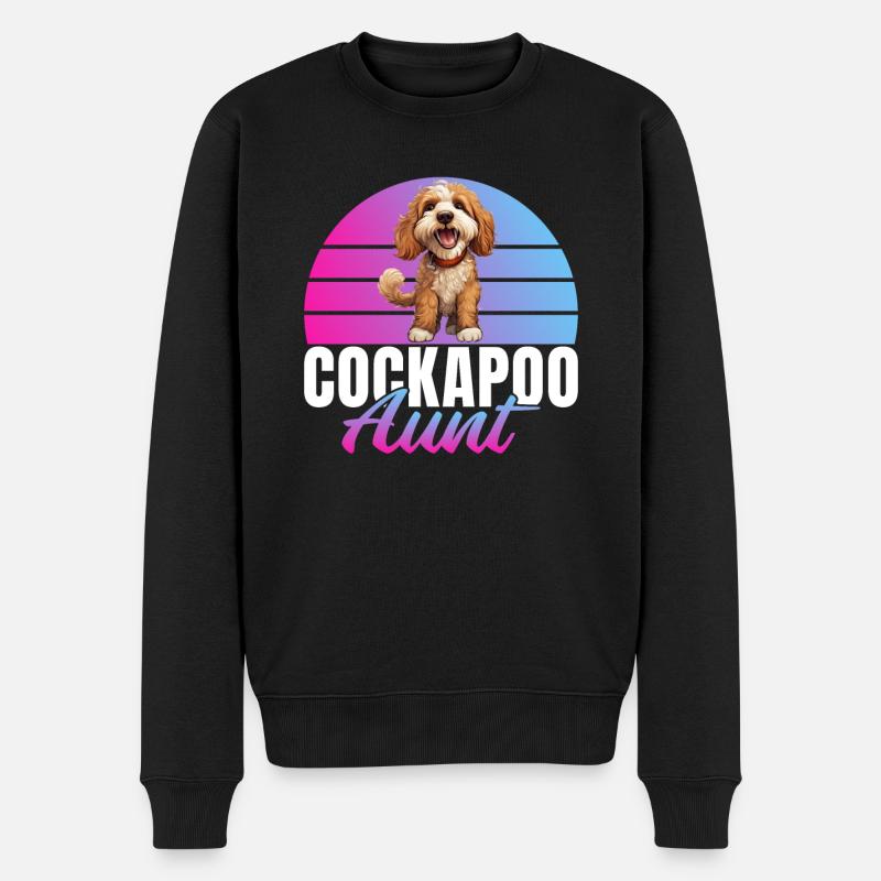 Cockapoo Gifts - Men's Premium Organic Jumper - black