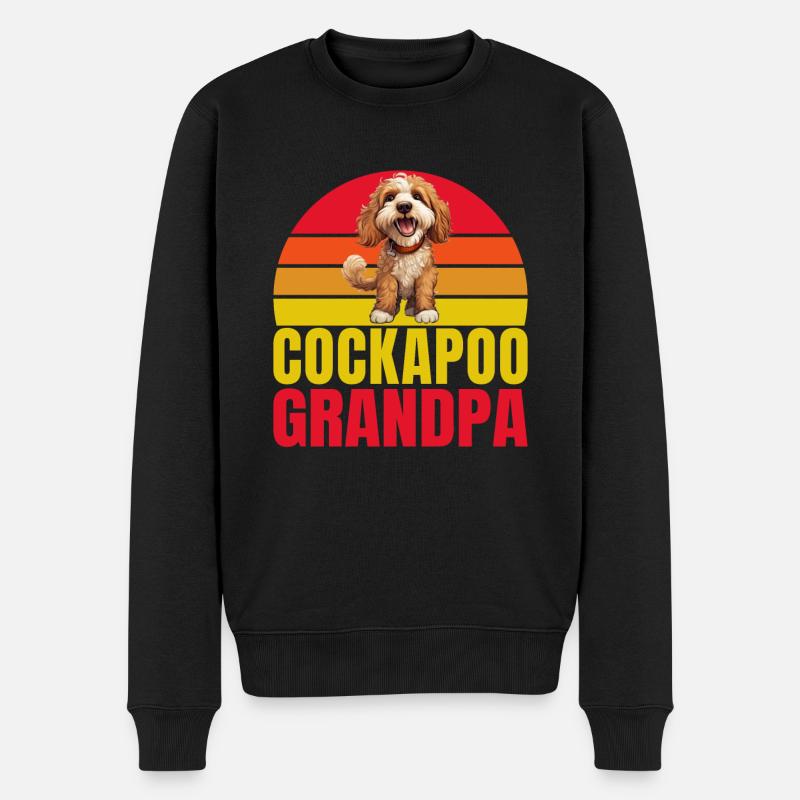 Cockapoo Gifts - Männer Premium Bio Pullover - Schwarz