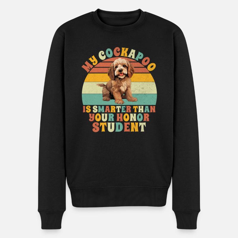Cockapoo Gifts - Männer Premium Bio Pullover - Schwarz
