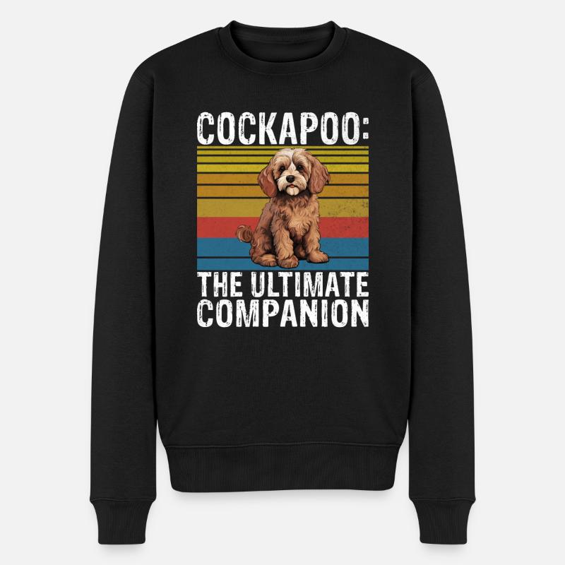 Cockapoo Gifts - Men's Premium Organic Jumper - black