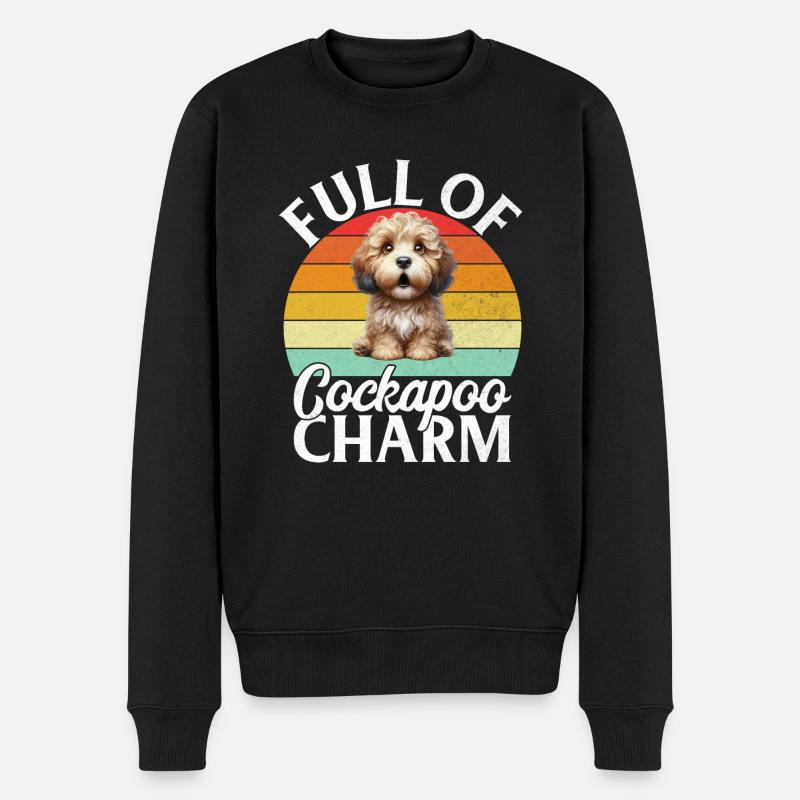 Cadeaux Cockapoo - Pull Premium bio Homme - noir