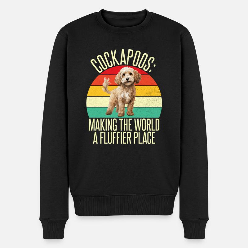 Cockapoo Gifts - Men's Premium Organic Jumper - black