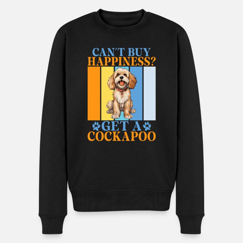 Cadeaux Cockapoo - Pull Premium bio Homme - noir