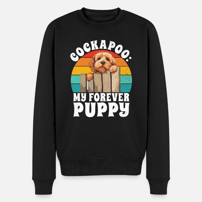 Cadeaux Cockapoo - Pull Premium bio Homme - noir