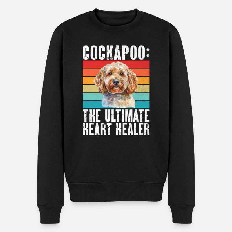 Cockapoo Gifts - Männer Premium Bio Pullover - Schwarz