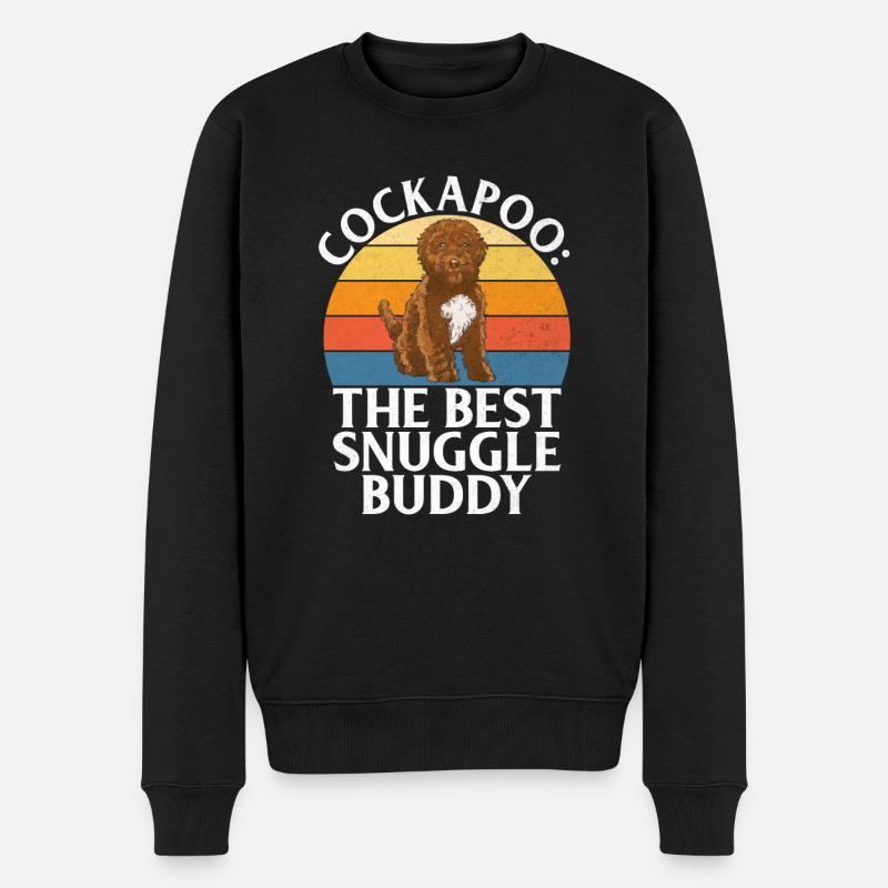 Cadeaux Cockapoo - Pull Premium bio Homme - noir