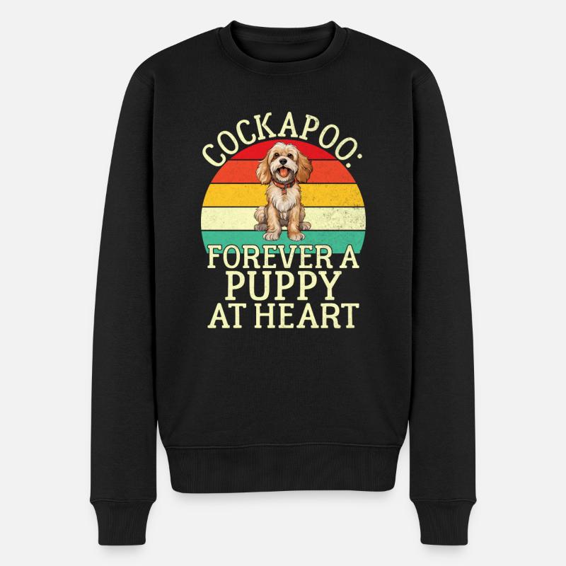 Cockapoo Gifts - Männer Premium Bio Pullover - Schwarz