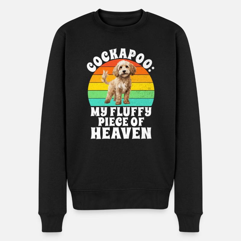 Cadeaux Cockapoo - Pull Premium bio Homme - noir
