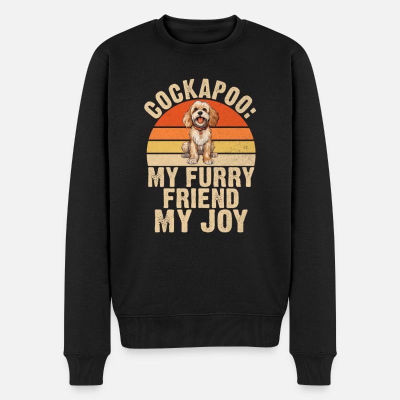 Cadeaux Cockapoo - Pull Premium bio Homme - noir