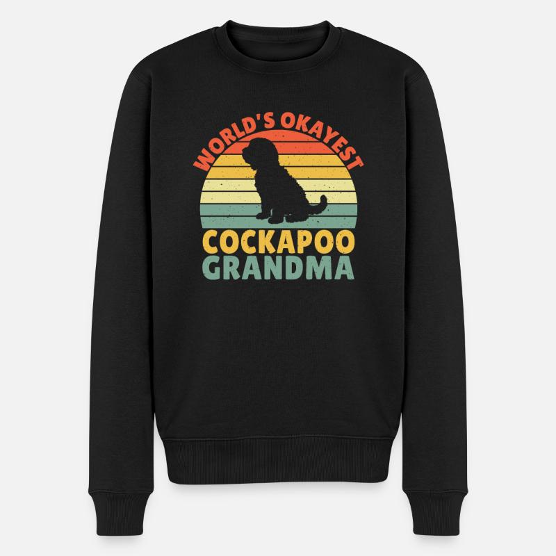 Cockapoo Gifts - Men's Premium Organic Jumper - black