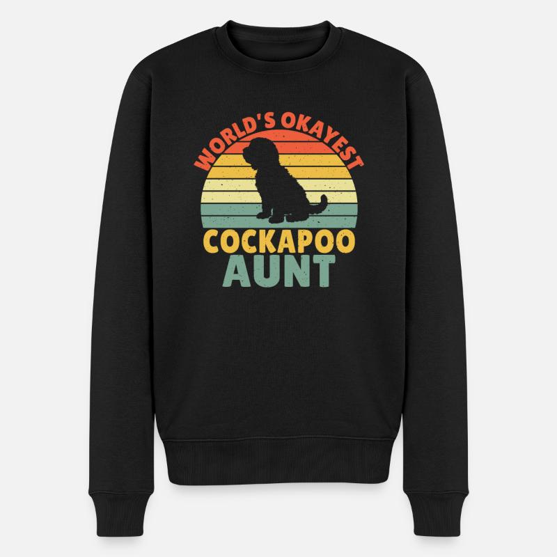 Cockapoo Gifts - Männer Premium Bio Pullover - Schwarz