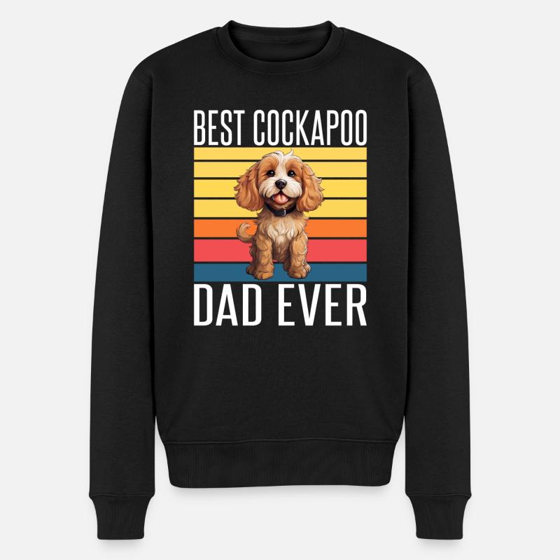 Cockapoo Gifts - Männer Premium Bio Pullover - Schwarz