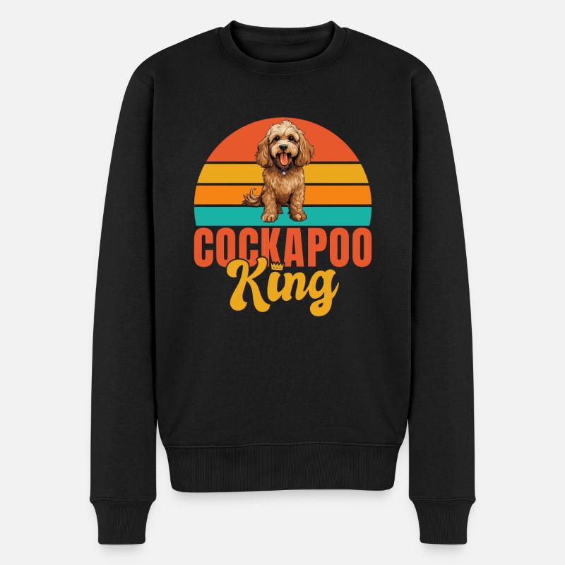 Cockapoo Gifts - Männer Premium Bio Pullover - Schwarz