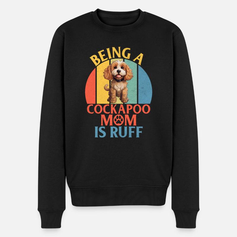 Cockapoo Gifts - Männer Premium Bio Pullover - Schwarz
