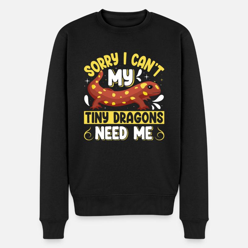 Newt - Men's Premium Organic Jumper - black