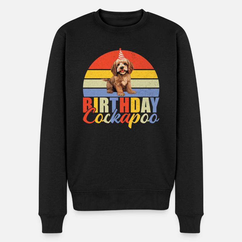 Cockapoo Gifts - Men's Premium Organic Jumper - black