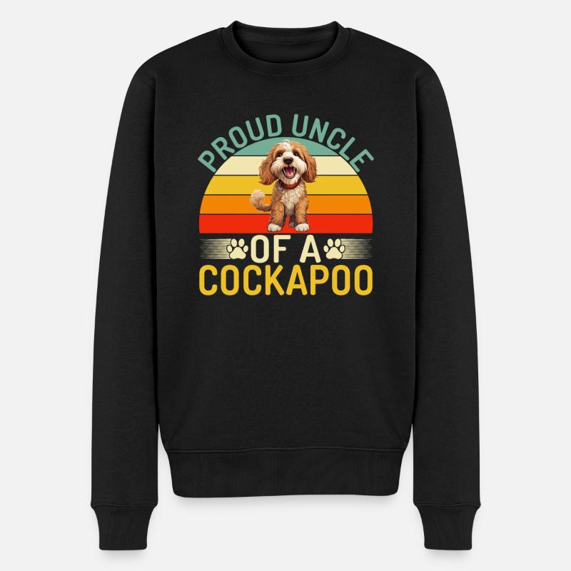 Cockapoo Gifts - Männer Premium Bio Pullover - Schwarz