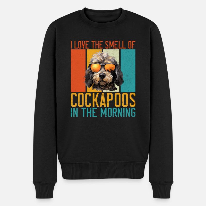 Cockapoo Gifts - Männer Premium Bio Pullover - Schwarz