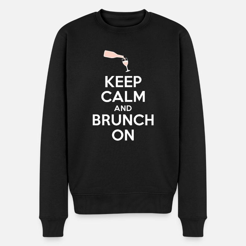 Brunch Culture Bottomless Mimosa Lovers - Pull Premium bio Homme - noir