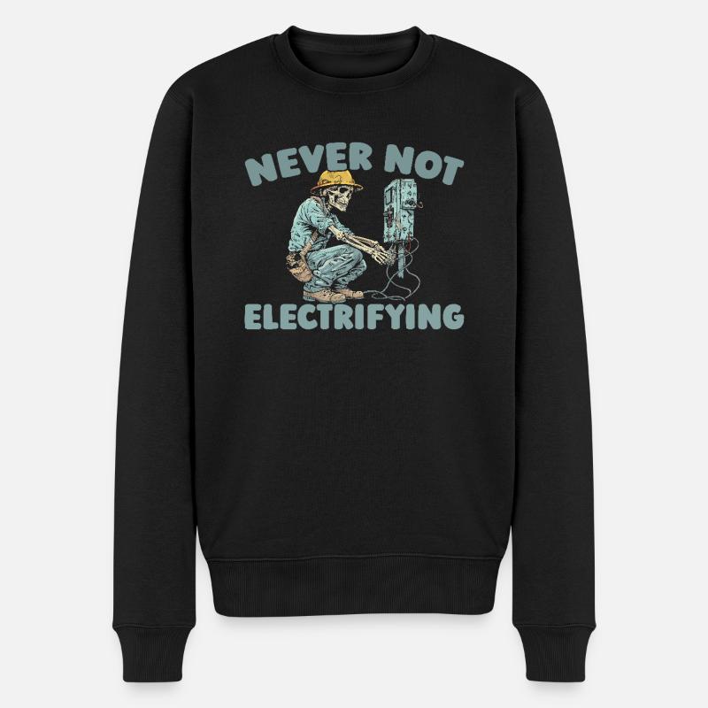Électricien Électronicien Technicien en Electronique - Pull Premium bio Homme - noir