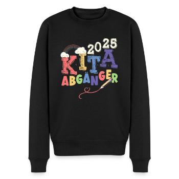 Écolier 2025 Inscription à l’école Première année - Pull Premium bio Homme - noir - Devant - Nico (187cm)