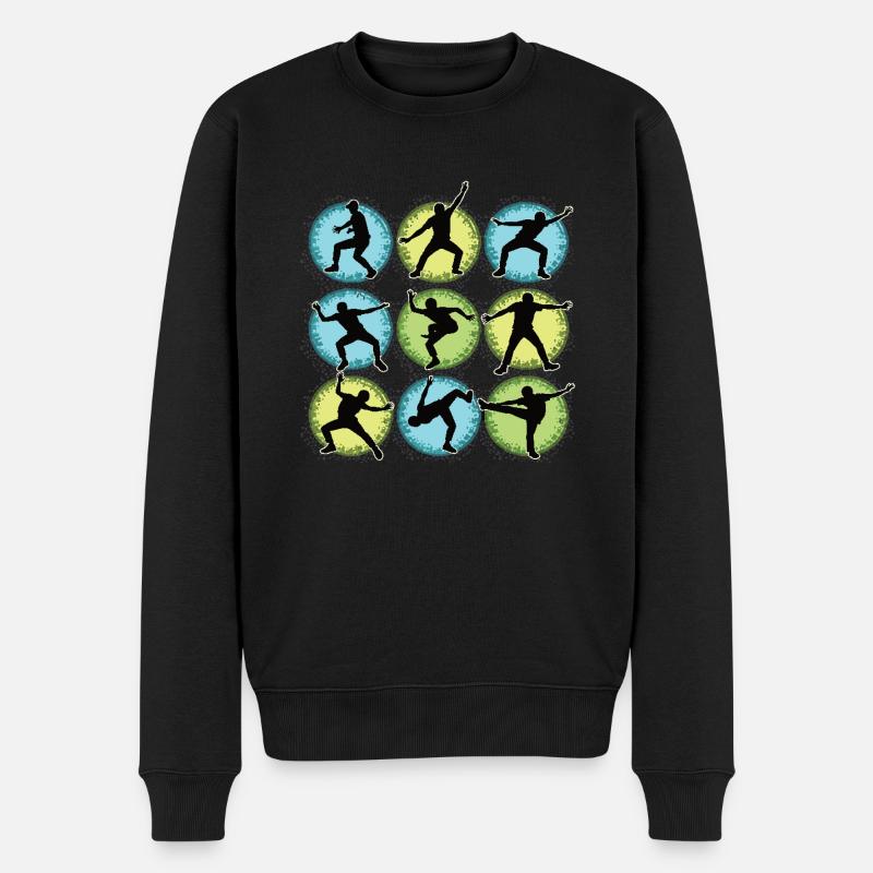Breakdance Kinder für Tanz Breakdancer - Männer Premium Bio Pullover - Schwarz