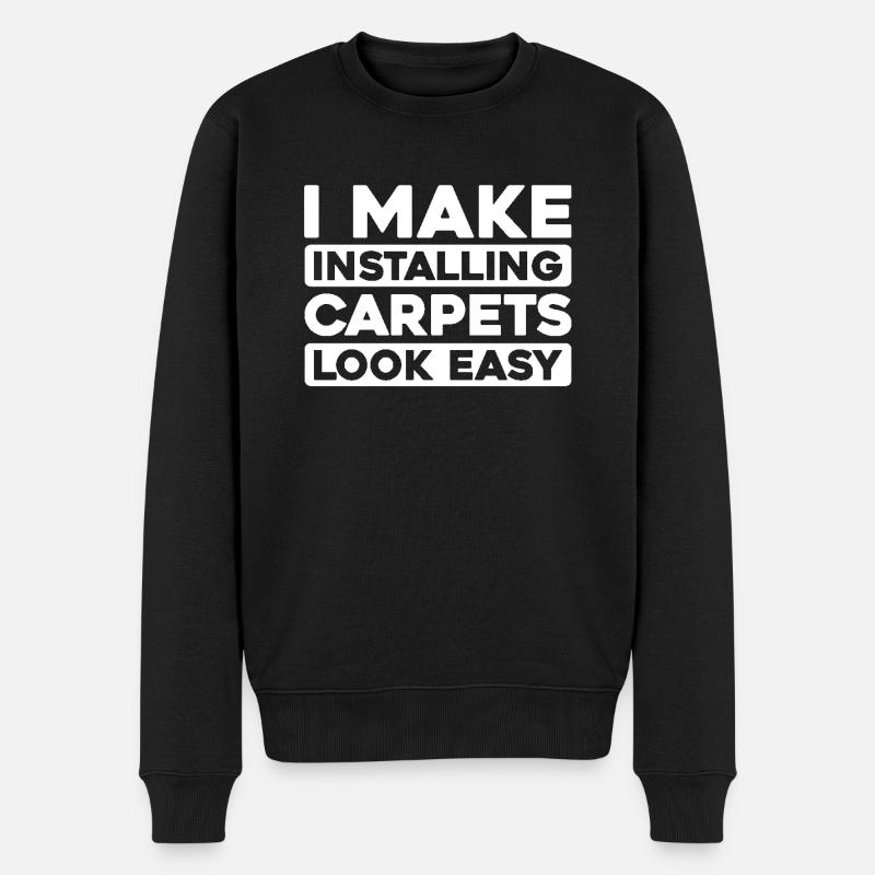 Caissier - Pull Premium bio Homme - noir