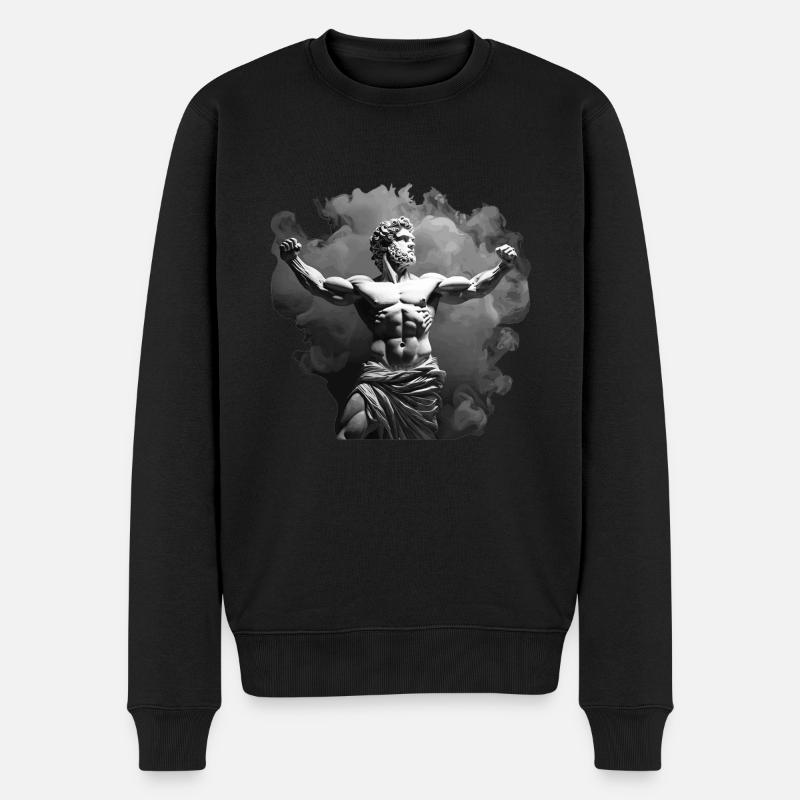 DIVINITÉ GRECQUE - Pull Premium bio Homme - noir