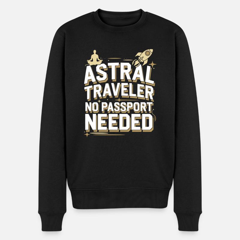 Astralprojektions-fans, Die Außerkörperlich - Männer Premium Bio Pullover - Schwarz