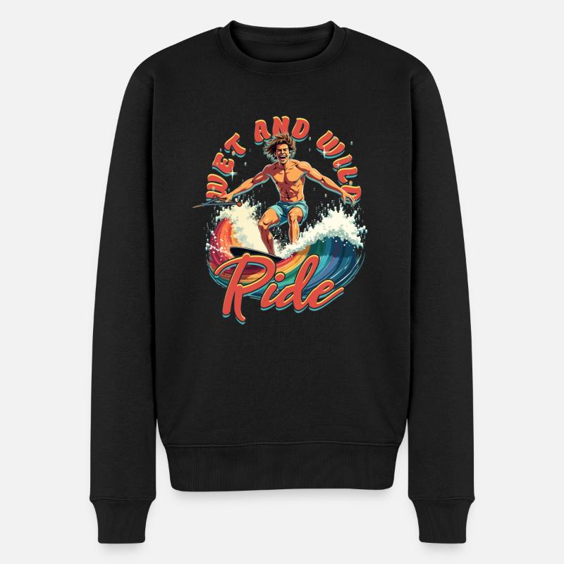 Wakeboarding Wakeboard Wakeboarder - Pull Premium bio Homme - noir