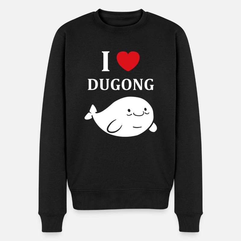 Dugong - Pull Premium bio Homme - noir