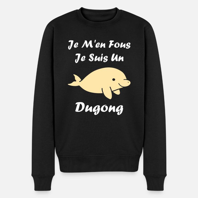 Dugong - Pull Premium bio Homme - noir