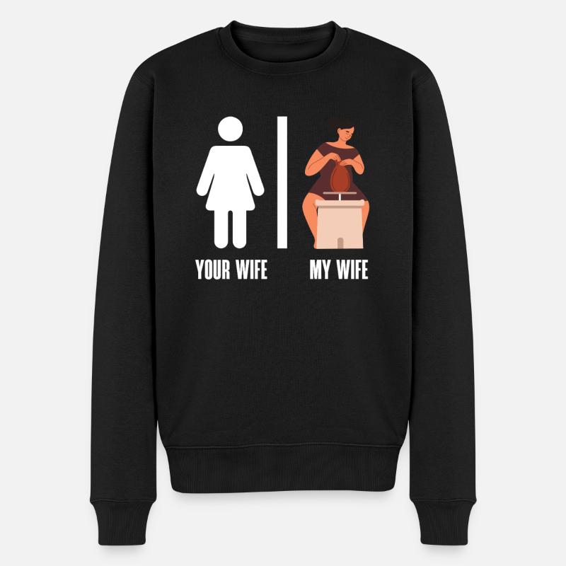 Lustiges Töpfer Töpfern Geschenk Geschenkidee - Männer Premium Bio Pullover - Schwarz