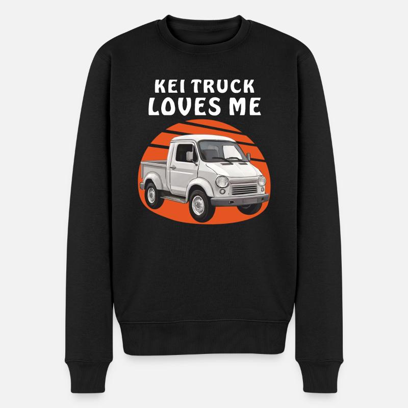 KEI TRUCK M’AIME - Pull Premium bio Homme - noir