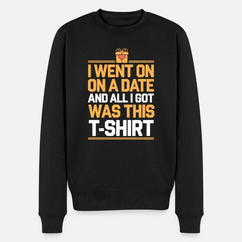 Dating-katastrophenkomödie Lustig Scheitert - Männer Premium Bio Pullover - Schwarz