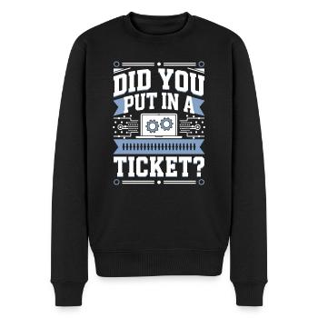 Did You Put In A Ticket? IT Support Programmierer - Männer Premium Bio Pullover - Schwarz - Vorne - Nico (187cm)