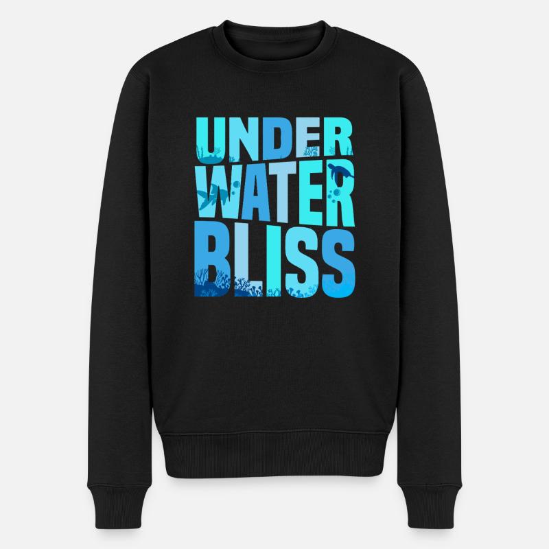 Aquarium Aquaristik - Männer Premium Bio Pullover - Schwarz