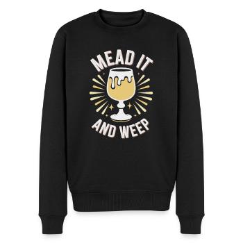 Met-liebhaber, Honigwein-enthusiasten, Craft-mead - Männer Premium Bio Pullover - Schwarz - Vorne - Nico (187cm)