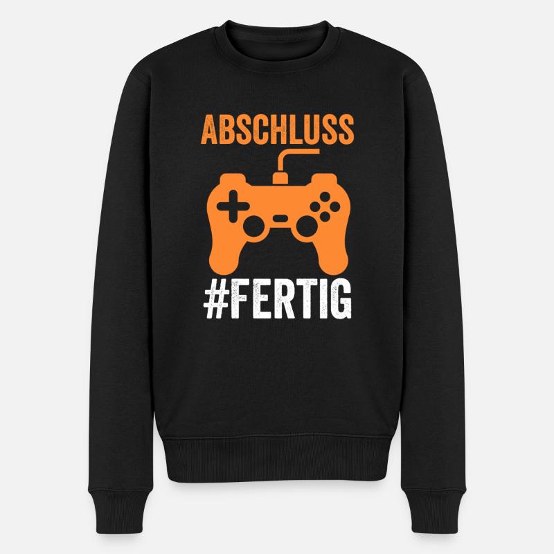 Abschluss Prüfung Absolventen Geschenk - Männer Premium Bio Pullover - Schwarz
