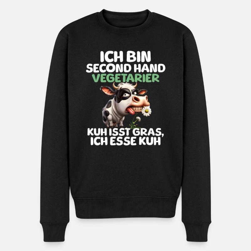 Végétarien d’occasion - Pull Premium bio Homme - noir