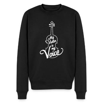 Violinists, String Instrument Musicians, Classical Music - Men's Premium Organic Jumper - black - Front - Nico (187cm)