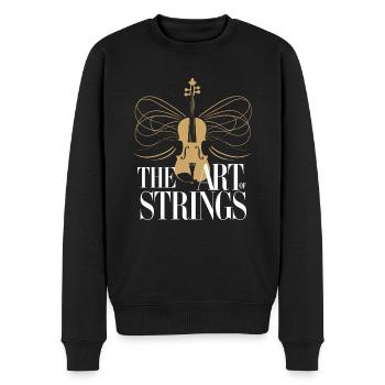 Violinists, String Instrument Musicians, Classical Music - Men's Premium Organic Jumper - black - Front - Nico (187cm)
