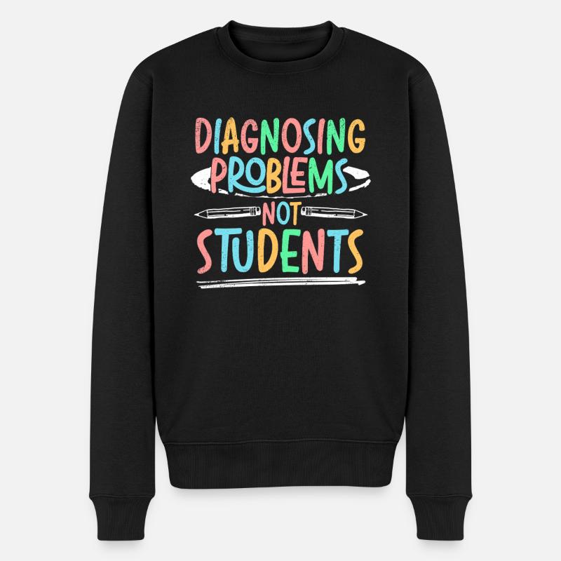 Psychologue scolaire - Pull Premium bio Homme - noir